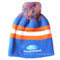 Custom Made Acrylic Wool Promotional Logo Embroidered Customized Knit Snappy Beanie